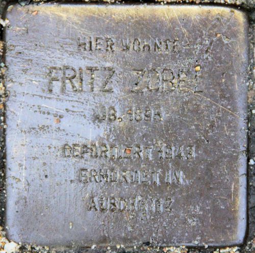 Stolpersteine Schillerstraße 10a #4
