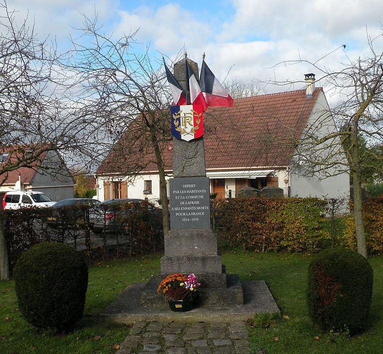 World War I Memorial Lafraye #1