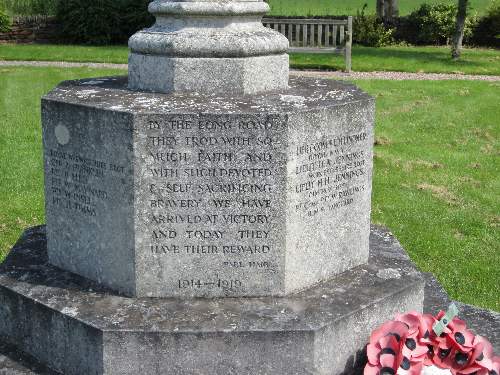 Oorlogsmonument Alveston #3