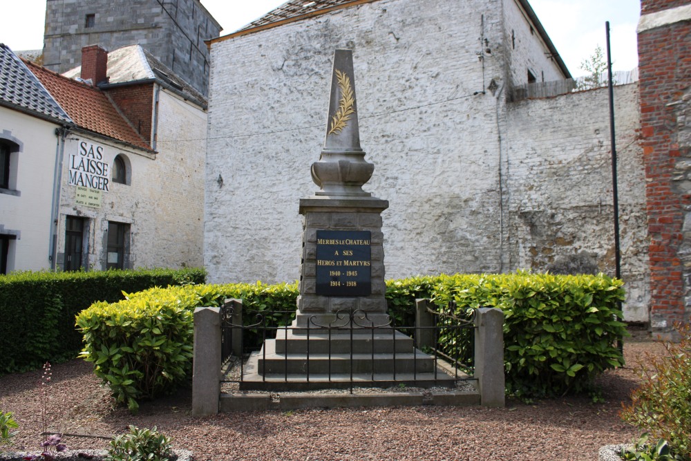 Oorlogsmonument Merbes-le-Chteau	 #1