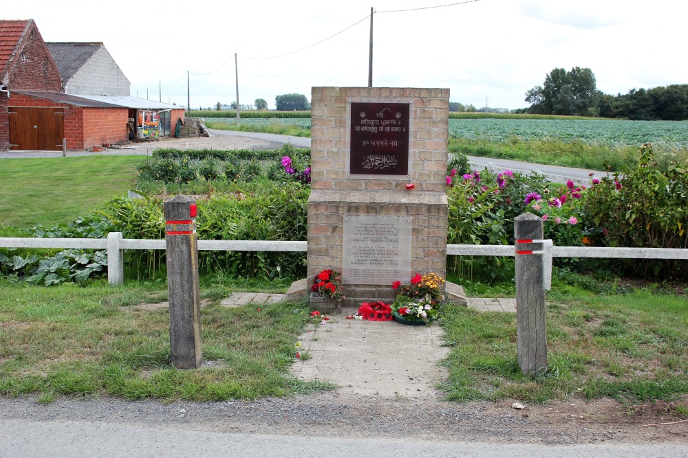 Monument Indisch Leger Hollebeke