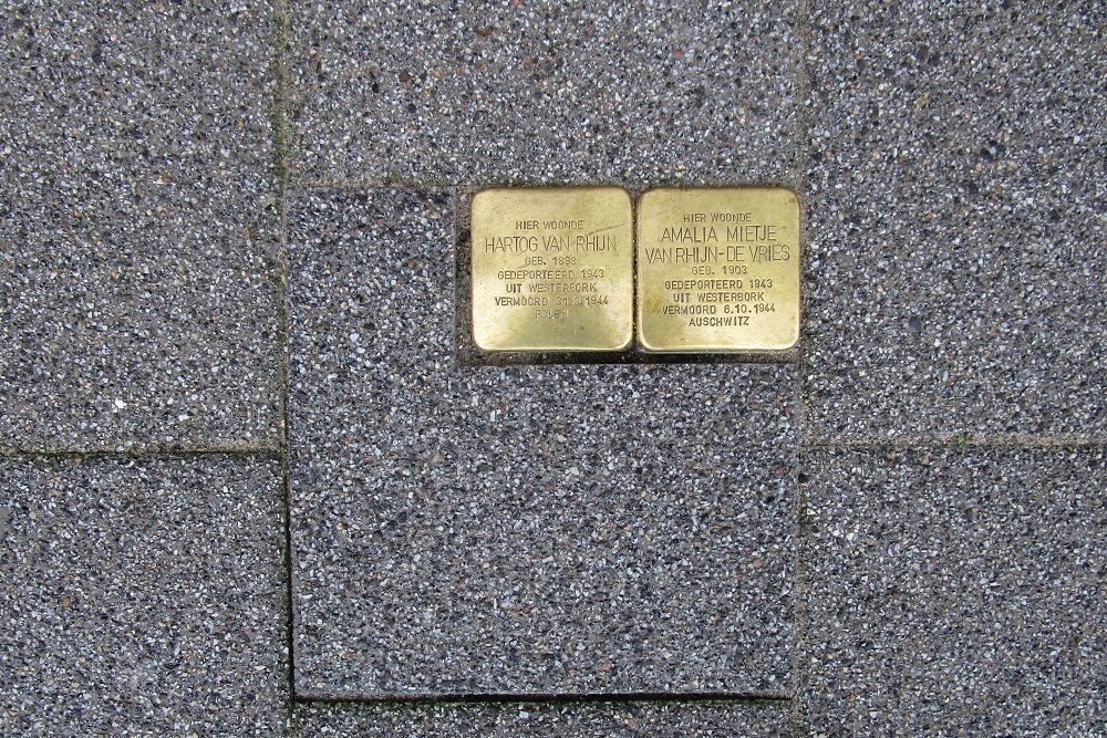 Stolpersteine Stadhoudersweg 149A