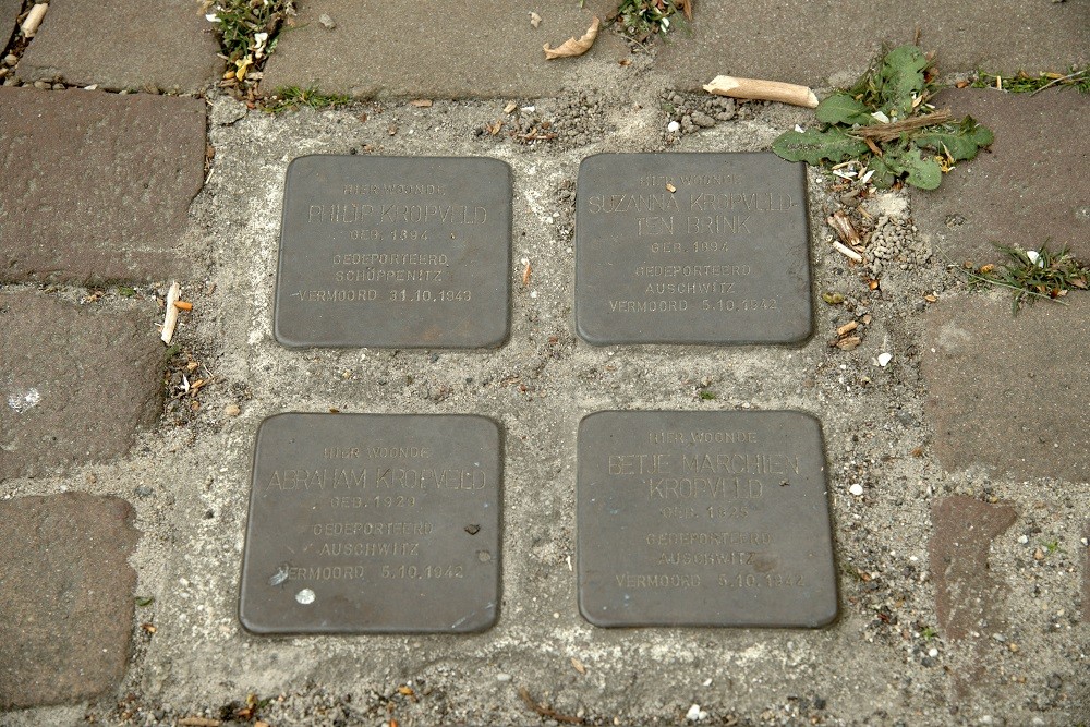 Stumbling Stones Westenesscherstraat 5 (now Esweg 1)