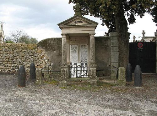 Oorlogsmonument Saint-Sauveur-de-Cruzires #1