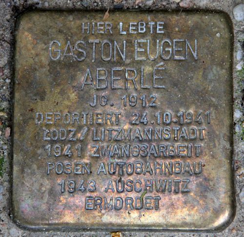 Stumbling Stone Cherusker Straße 20 #1