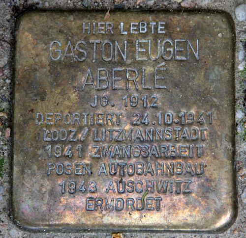 Stolperstein Cherusker Strae 20 #1