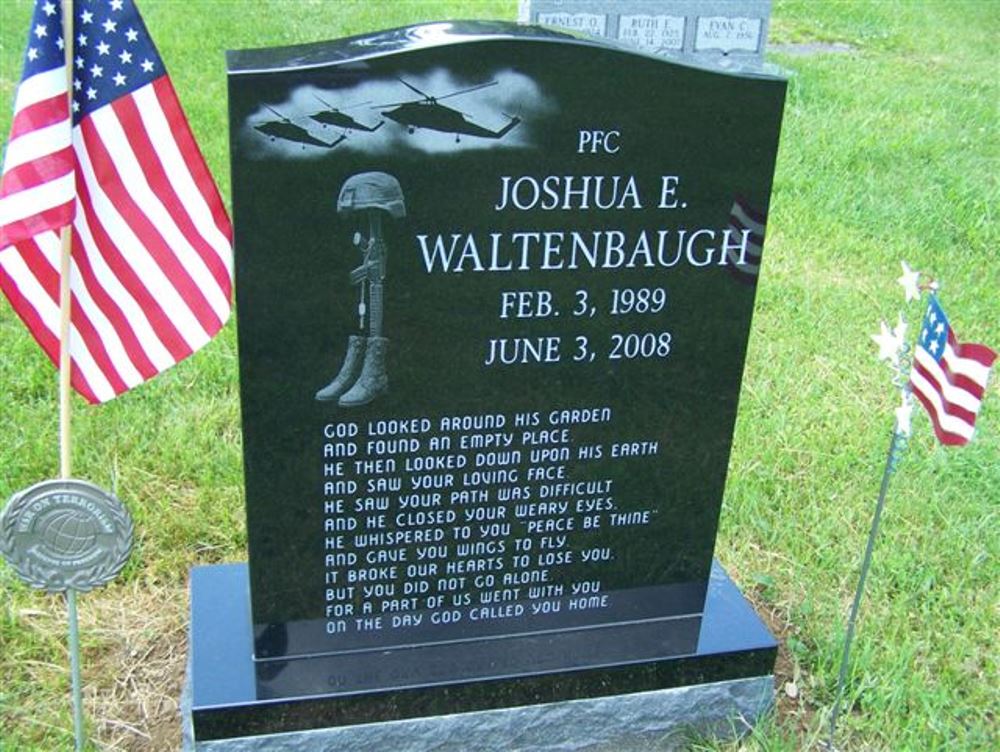 American War Grave Rural Valley Cemetery