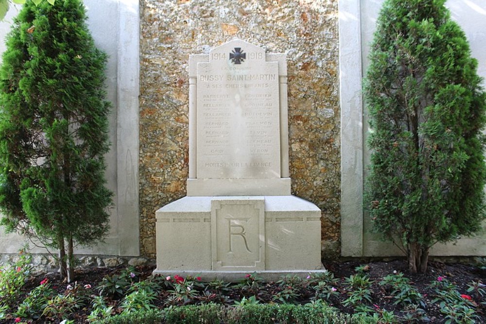 Monument Eerste Wereldoorlog Bussy-Saint-Martin #1