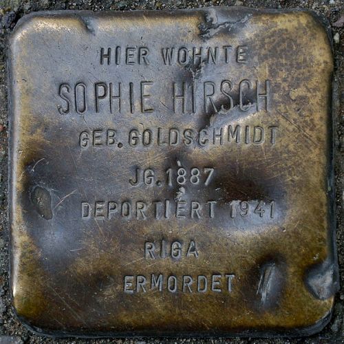 Stolperstein Utrechter Strae 10 #1