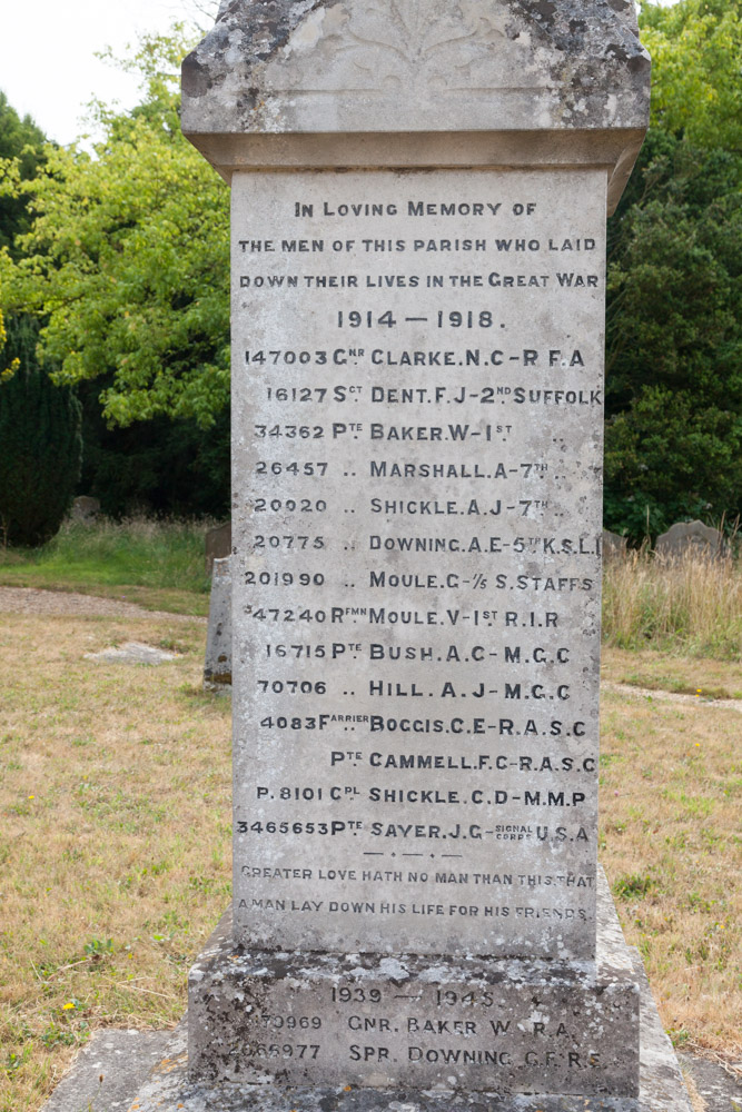 War Memorial Hopton #2