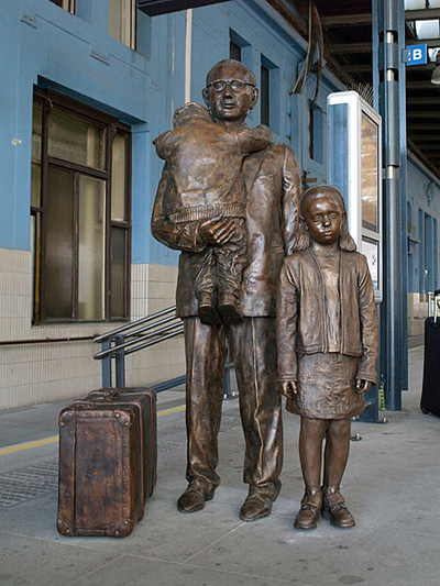 Monument Tsjechische 'Kindertransport'