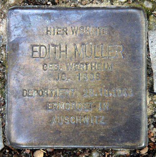 Stolperstein Waltraudstrae 27 #1