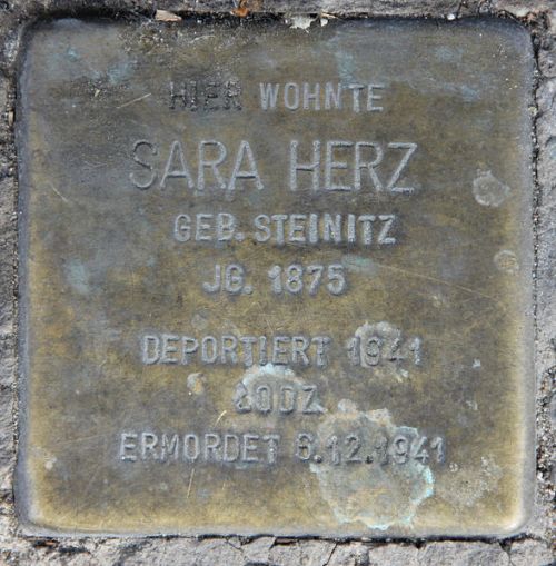 Stolperstein Eisenacher Strae 116 #1