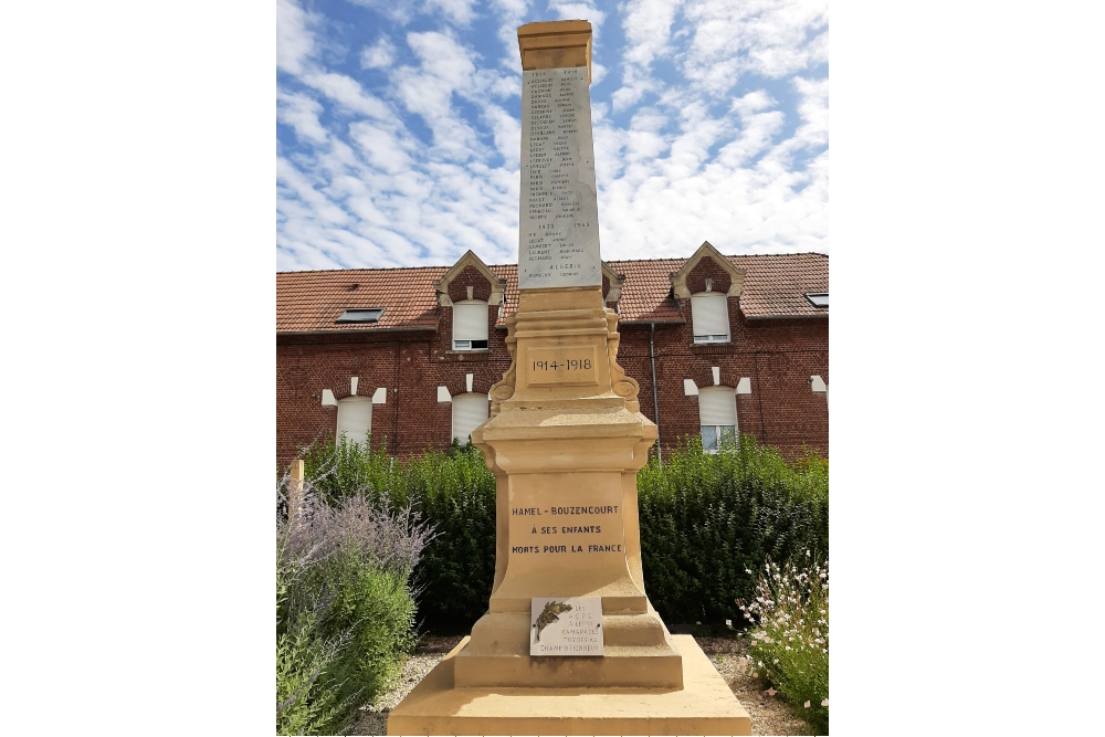 Gedenkteken Oorlogsslachtoffers Le Hamel - Bouzencourt #1