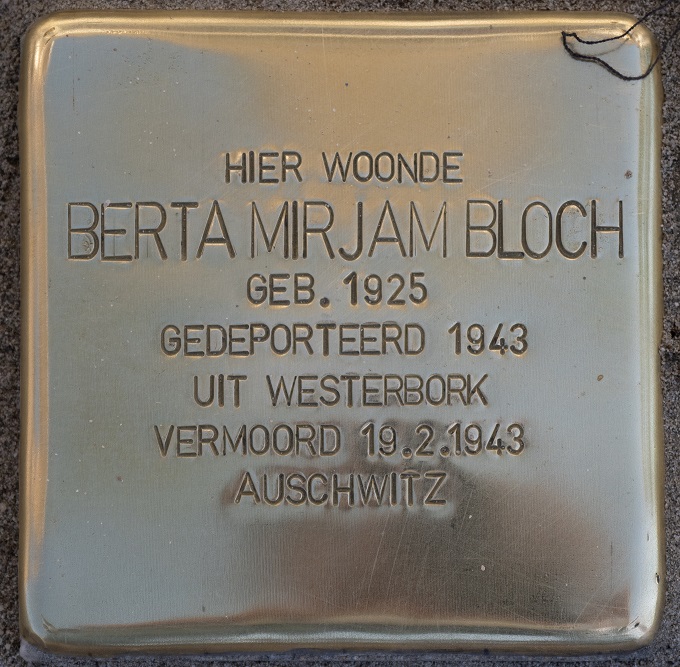 Stolpersteine Bokkingshang 7 #4