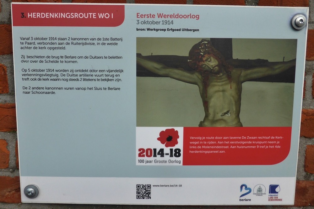 Herdenkingsroute 100 jaar Groote Oorlog - Informatiebord 3