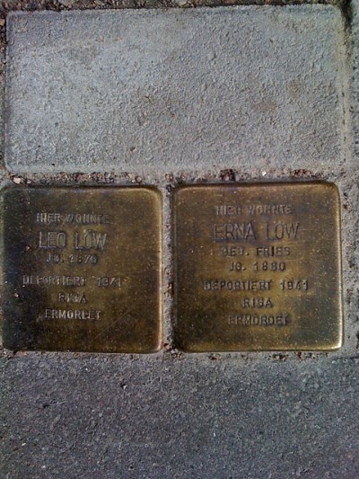 Stolpersteine Eimsbtteler Chaussee 90