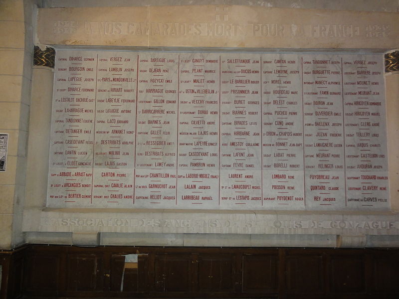 War Memorial Institution Saint Louis de Gonzague #1