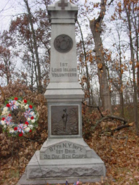 Monument 67th New York Volunteer Infantry Regiment