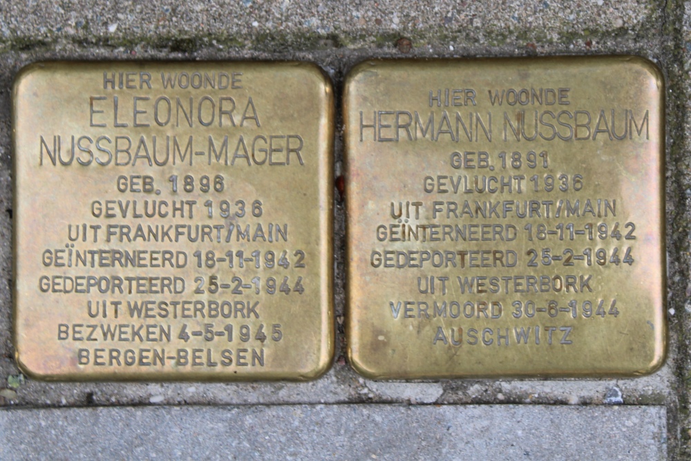 Stolpersteine Europaplein 121