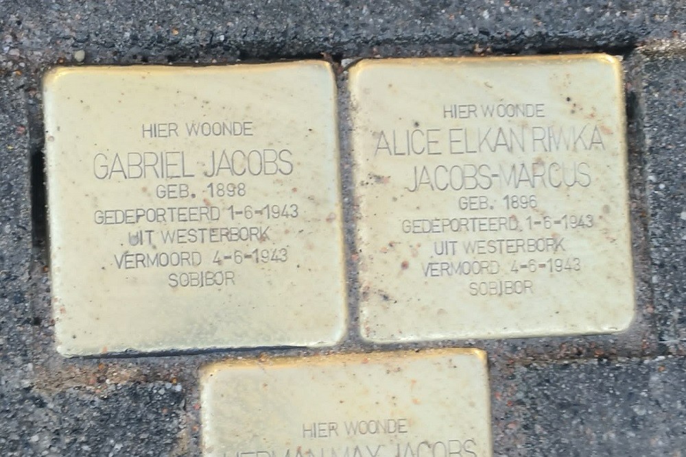 Stolpersteine Pijntorenstraat 20 #2