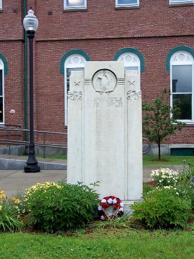 War Memorial St. Johnsbury #1