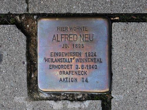 Stolperstein Wrishofener Strae 33 #1