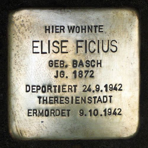 Stolpersteine Oderstrae 9 #1