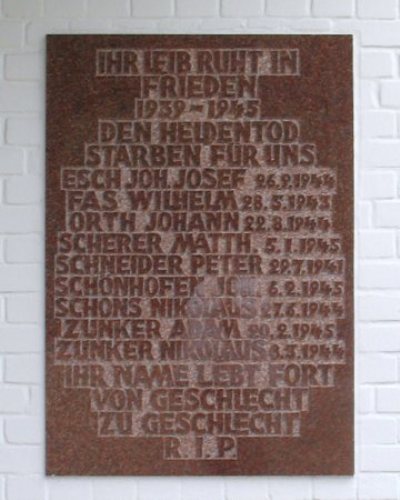 War Memorial Heidweiler #3
