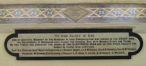 Oorlogsmonument St. Patrick’s Church Monaghan #4