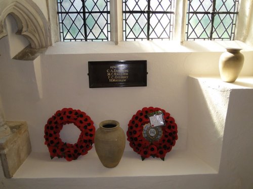 War Memorial Ufford Church #2