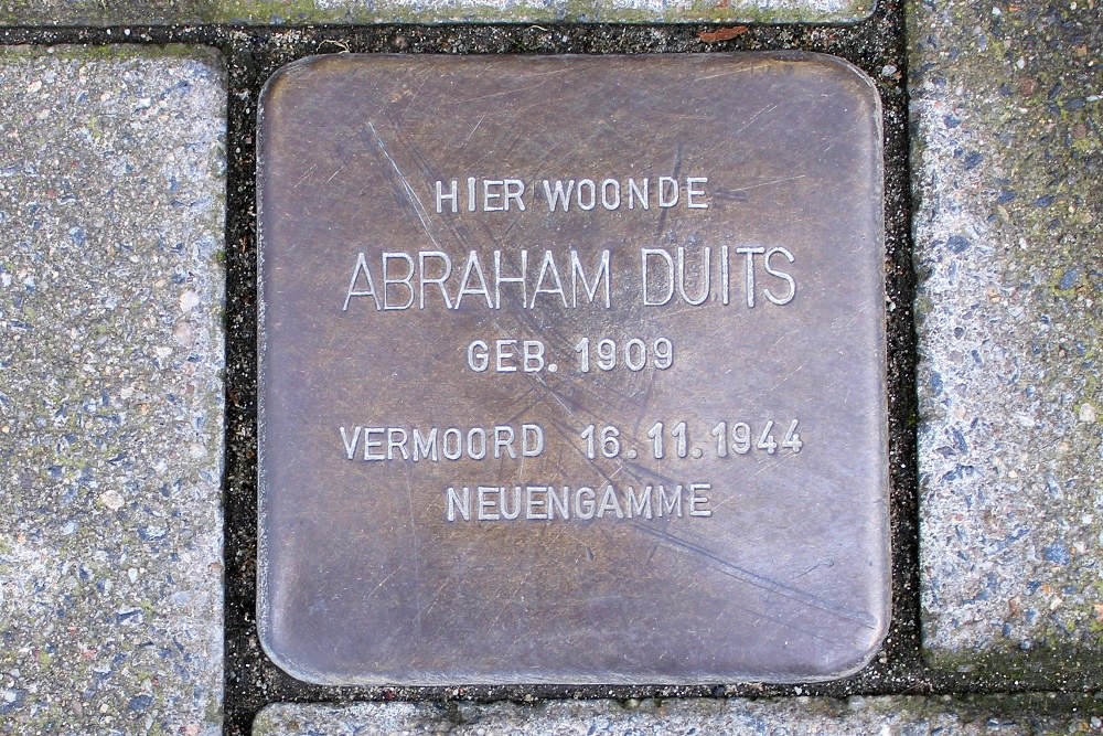 Stolperstein Johan de Wittstraat 31 #1