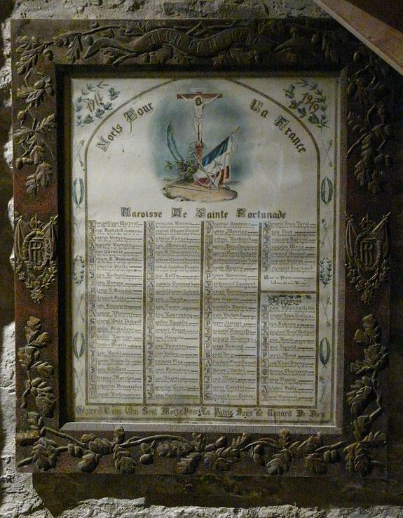 Monument Eerste Wereldoorlog Église Saint-Martial