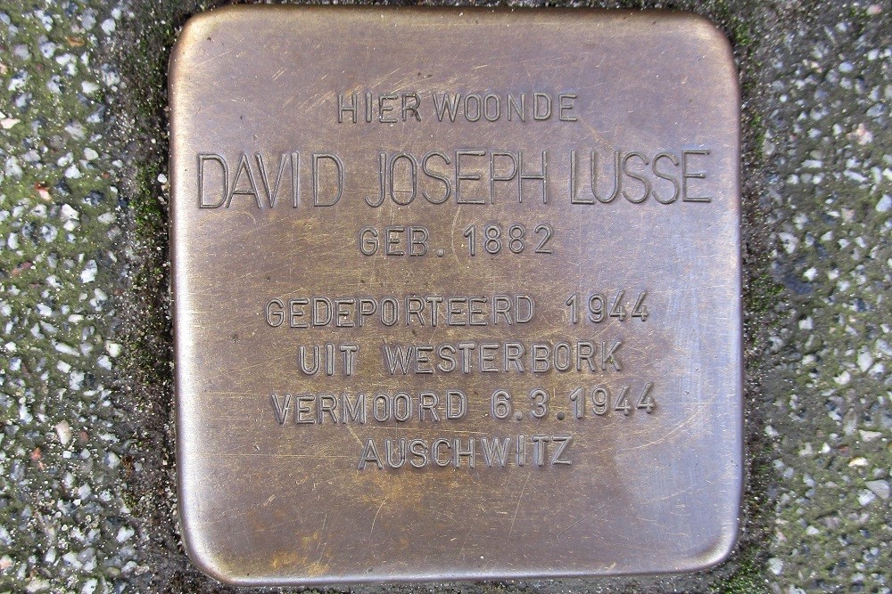 Stolperstein Clementstraat 75 #1