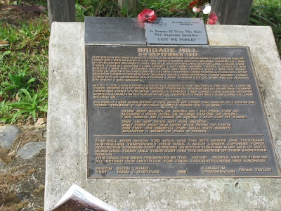 Kokoda Trail - Monument Slag van Brigade Hill #2