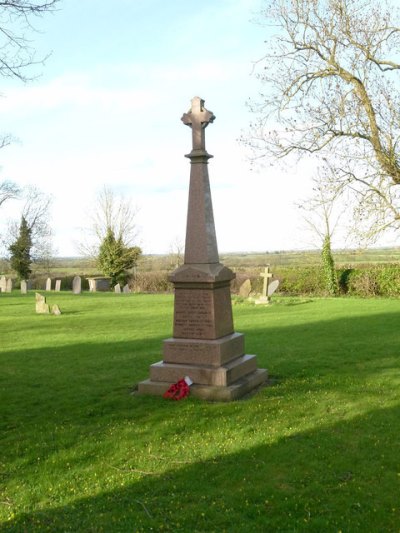 Oorlogsmonument Nether Broughton #1