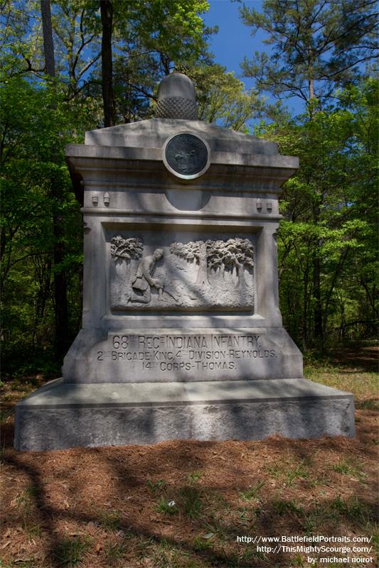 68th Indiana Infantry Regiment Monument #1