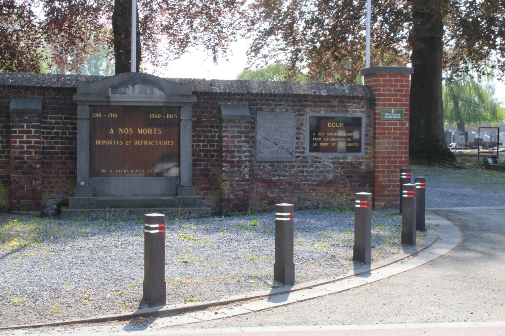 War Memorials Cemetery Dour #1
