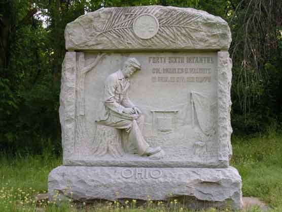 Monument 46th Ohio Infantry (Union) #1