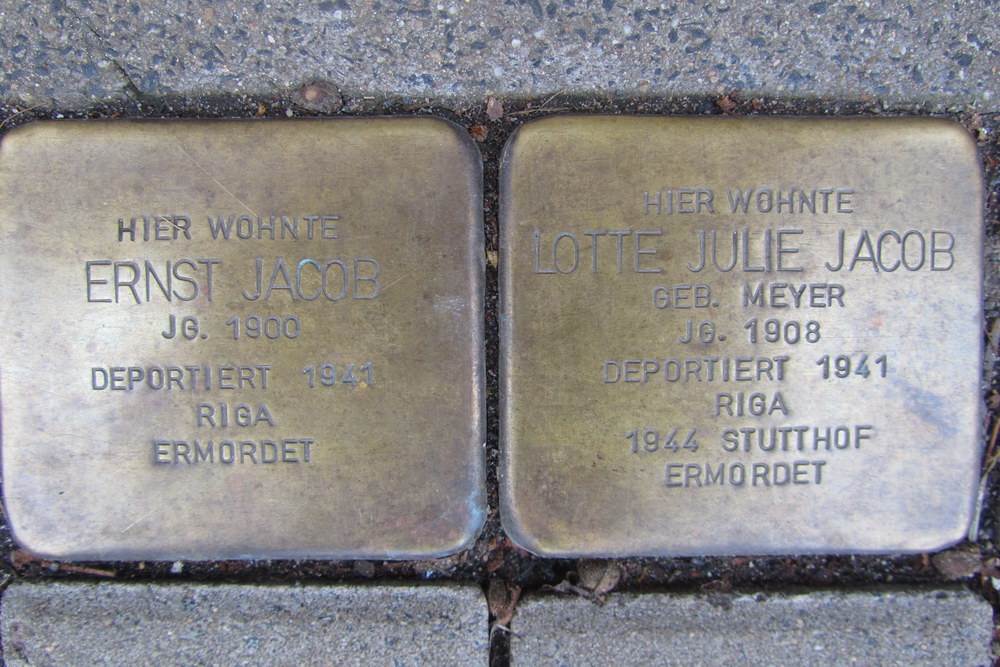 Stumbling Stones Aachener Straße 399 #2