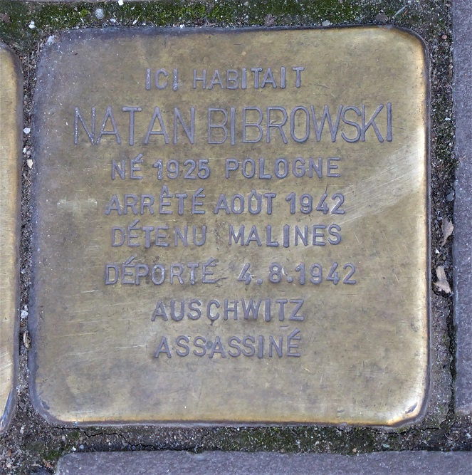 Stolpersteine Memlingstraat 39 #3