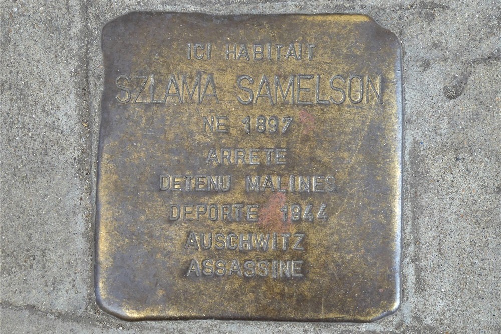 Stolperstein Huidevettersstraat 186 #1