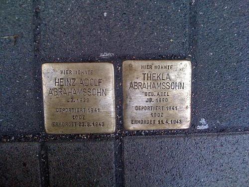 Stumbling Stones Eppendorfer Landstraße 84 #1