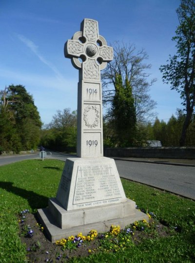 Oorlogsmonument Oxenfoord