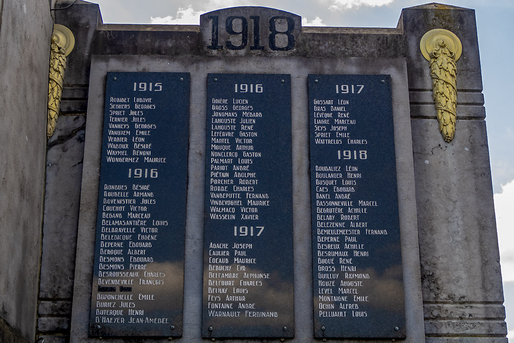 Franse Oorlogsgraven WWI en Monument Ronchin #5