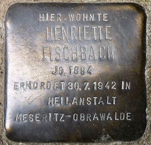 Stolperstein Holtzendorffstrae 3