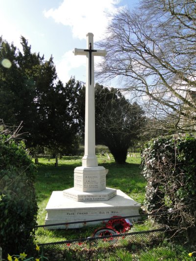 War Memorial Campsea Ashe