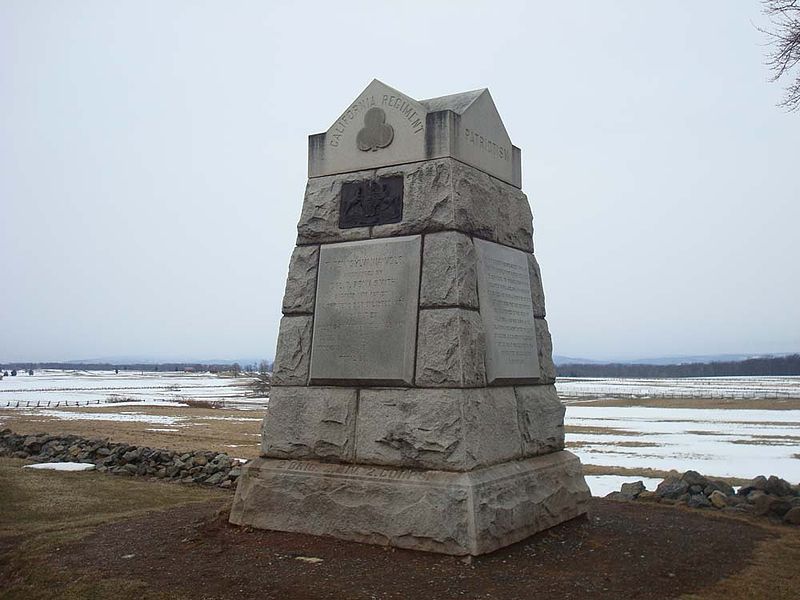 Monument 71st Pennsylvania Volunteer Infantry Regiment