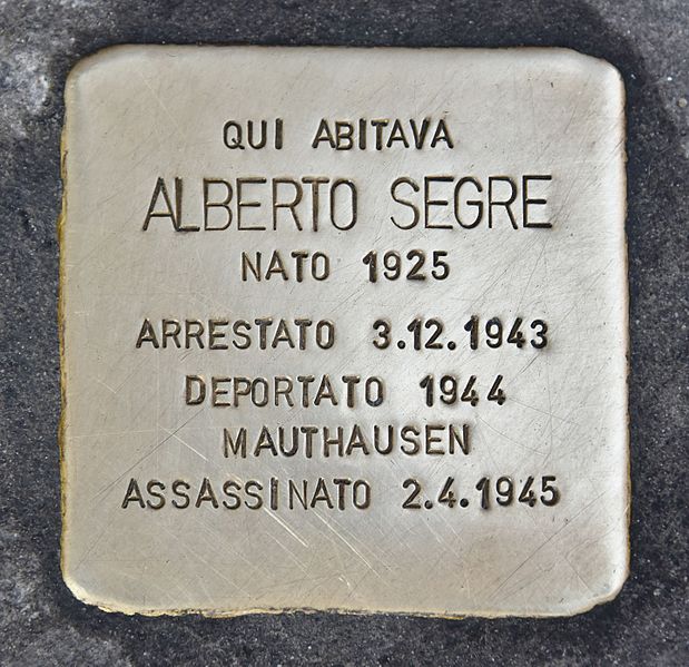 Stolpersteine Via Principe Tommaso 18 #1