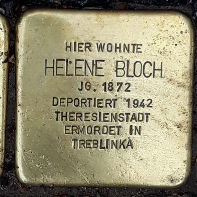 Stolpersteine Schedestrasse 39 #2